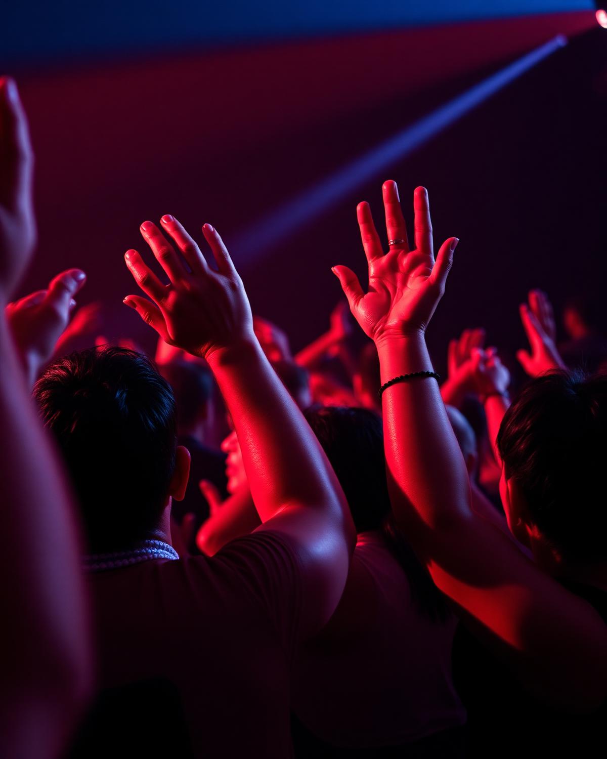 Público en un show de Heider Gonzalez